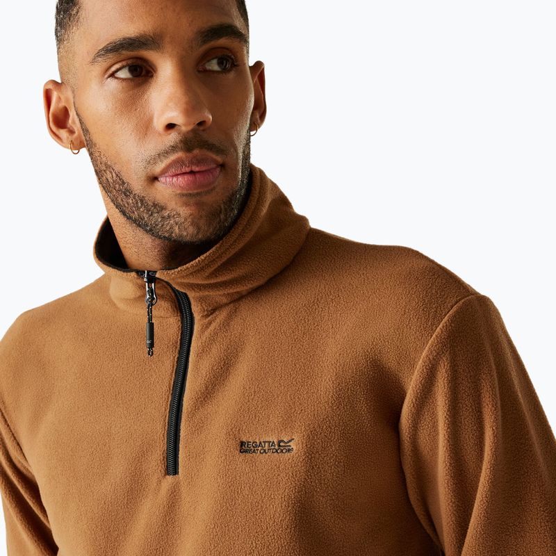 Bluză fleece pentru bărbați REGATTA Thompson nut brown 4