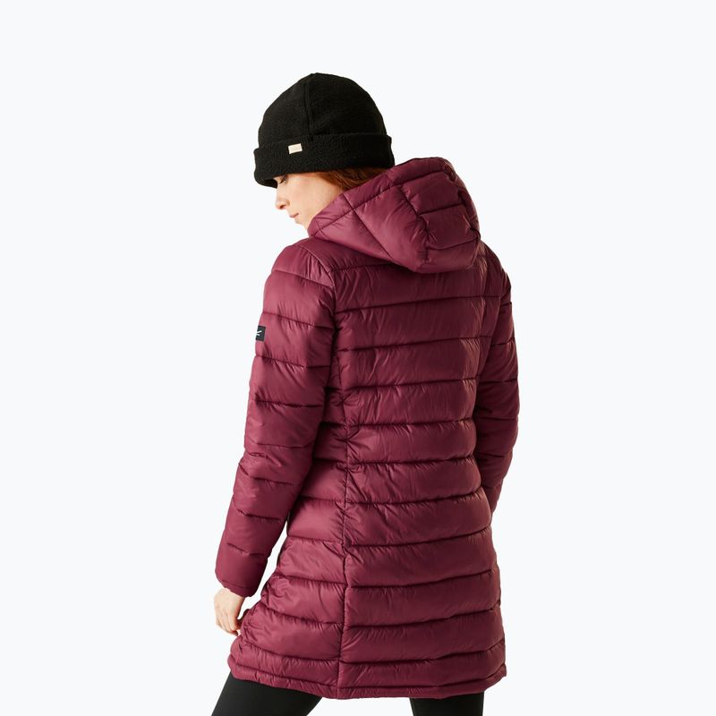 Palton izolat pentru femei REGATTA Starler dark pimento 3