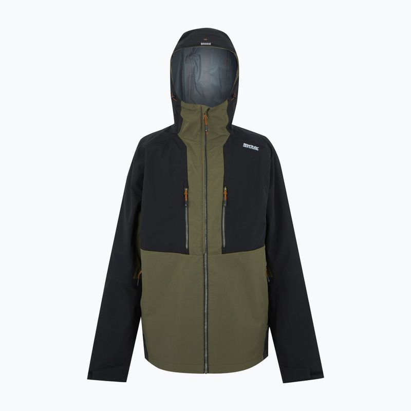 Geacă 3în1 pentru bărbați REGATTA Sacramento olive night/black 10