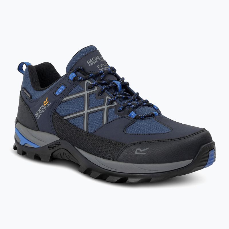 Bocanci de trekking pentru bărbați REGATTA Samaris III Low navy/snorkel blue