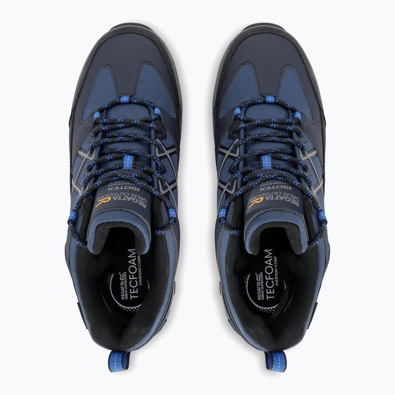 Bocanci de trekking pentru bărbați REGATTA Samaris III Low navy/snorkel blue 6