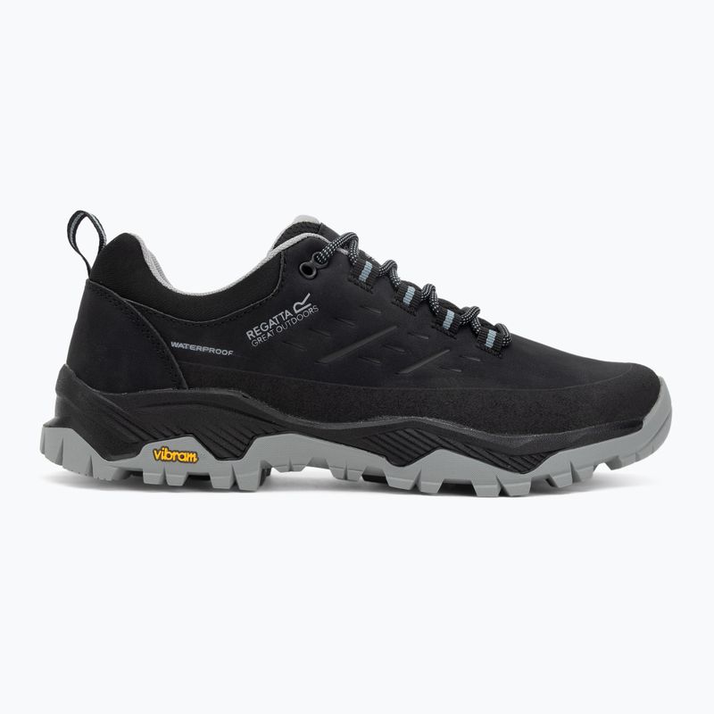 Încălțăminte de trekking pentru bărbați REGATTA Blake Low black/grnhze 2