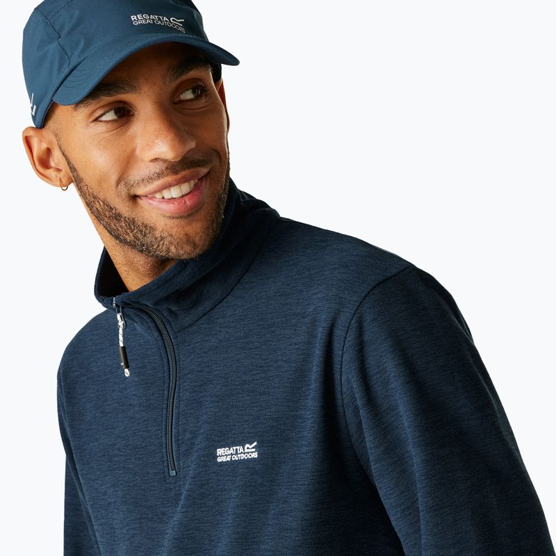Bluză fleece pentru bărbați Regatta Thompson Marl moonlight denim 8
