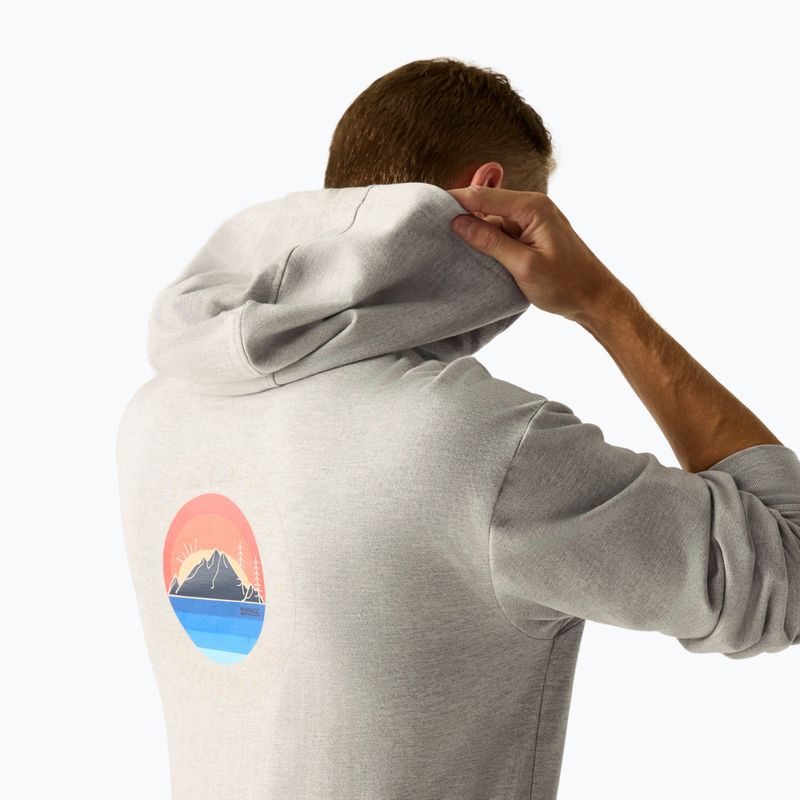 Bluză pentru bărbați REGATTA Cline Hoody grey marl 4