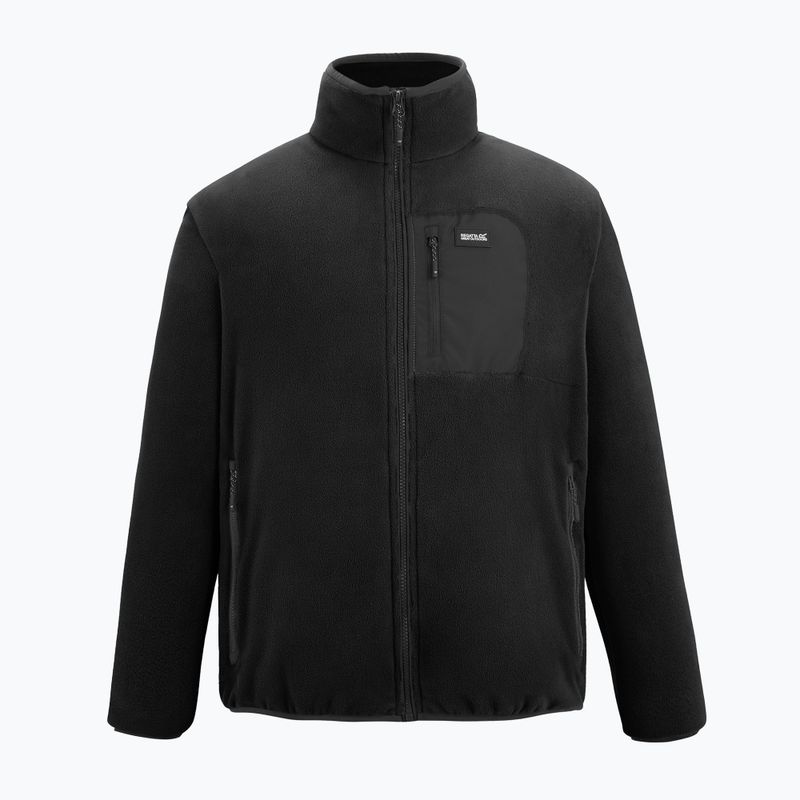 Bluză fleece pentru bărbați REGATTA  Frankie Full Zip Fleece black/black 6