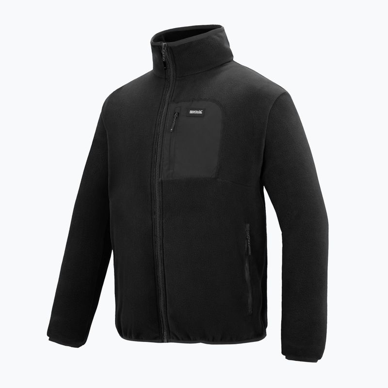 Bluză fleece pentru bărbați REGATTA  Frankie Full Zip Fleece black/black 8