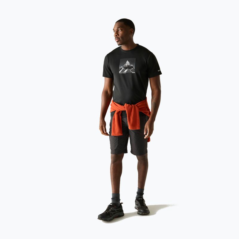 Tricou de trekking pentru bărbați REGATTA Fingal black 2