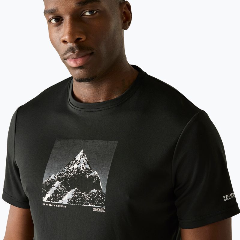 Tricou de trekking pentru bărbați REGATTA Fingal black 4