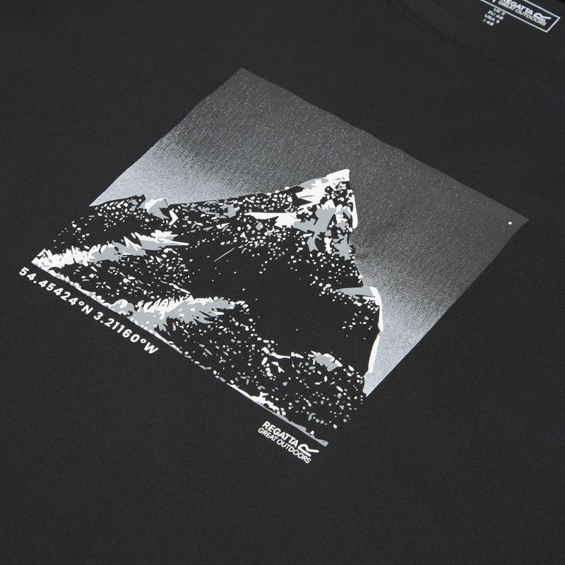 Tricou de trekking pentru bărbați REGATTA Fingal black 7