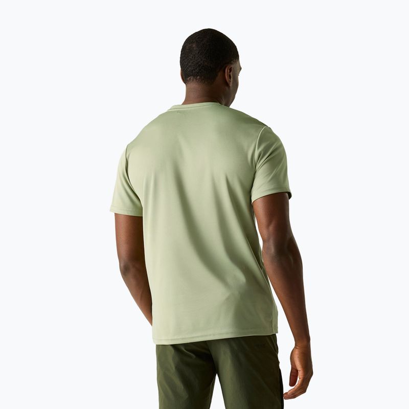 Tricou de trekking pentru bărbați REGATTA Fingal light sage 3