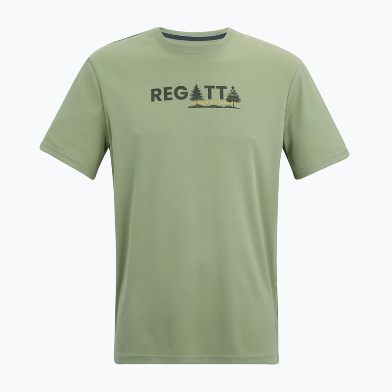 Tricou de trekking pentru bărbați REGATTA Fingal light sage 5