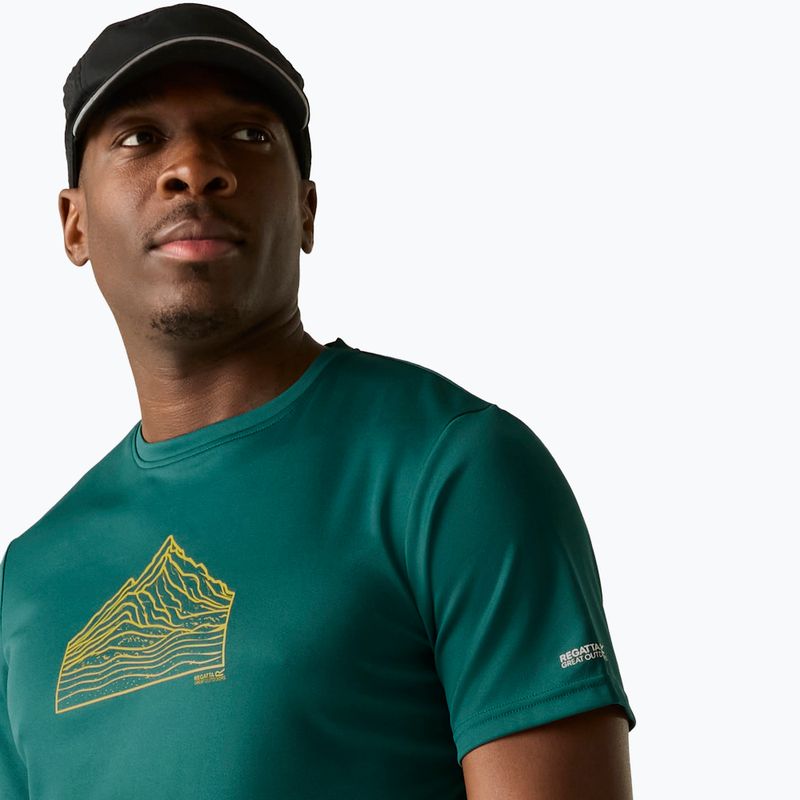 Tricou de trekking pentru bărbați REGATTA Fingal mediterranea 4