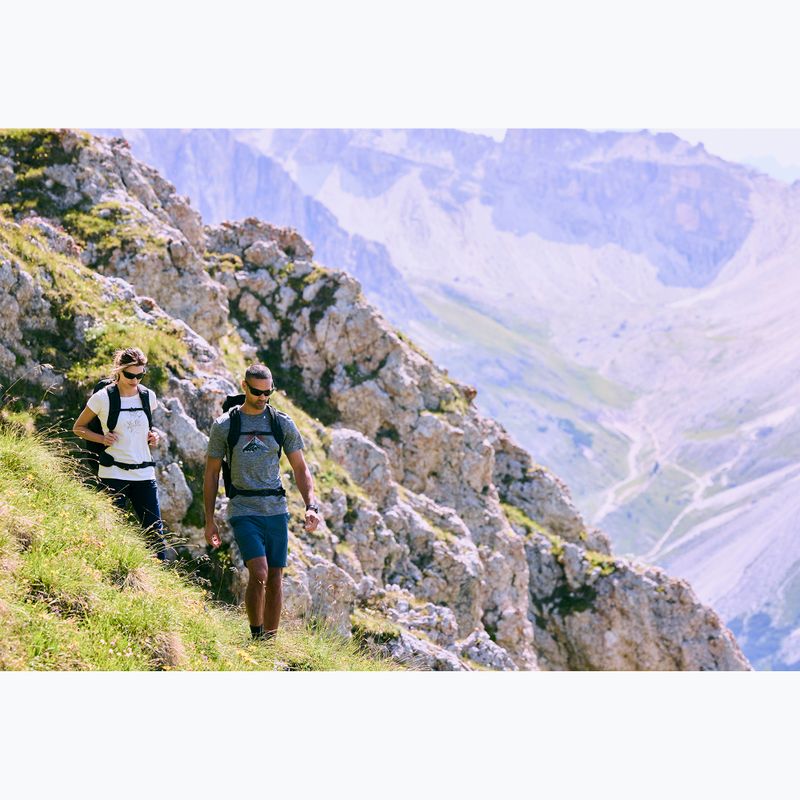 Tricou de trekking pentru bărbați REGATTA Fingal dark storm marl 9