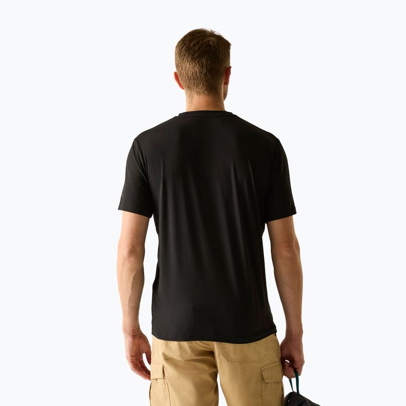 Tricou de trekking pentru bărbați REGATTA Fingal Stretch black 3