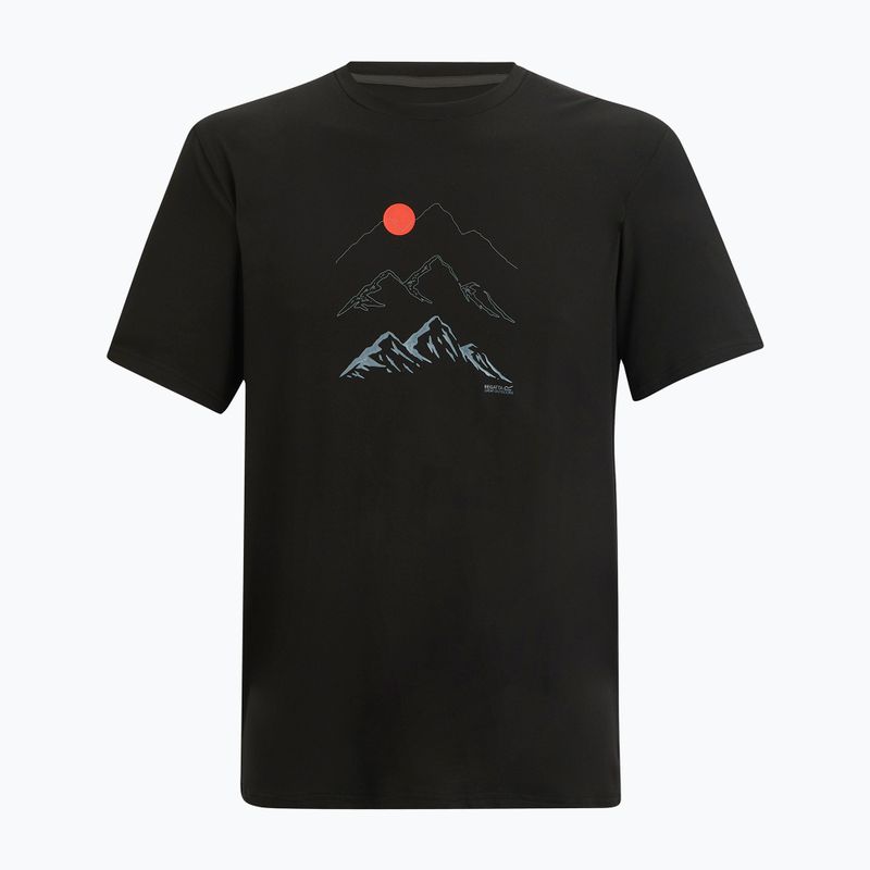 Tricou de trekking pentru bărbați REGATTA Fingal Stretch black 5