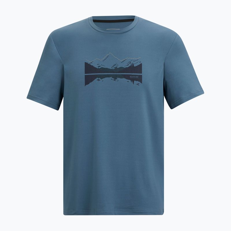 Tricou de trekking pentru bărbați REGATTA Fingal Stretch china blue 5