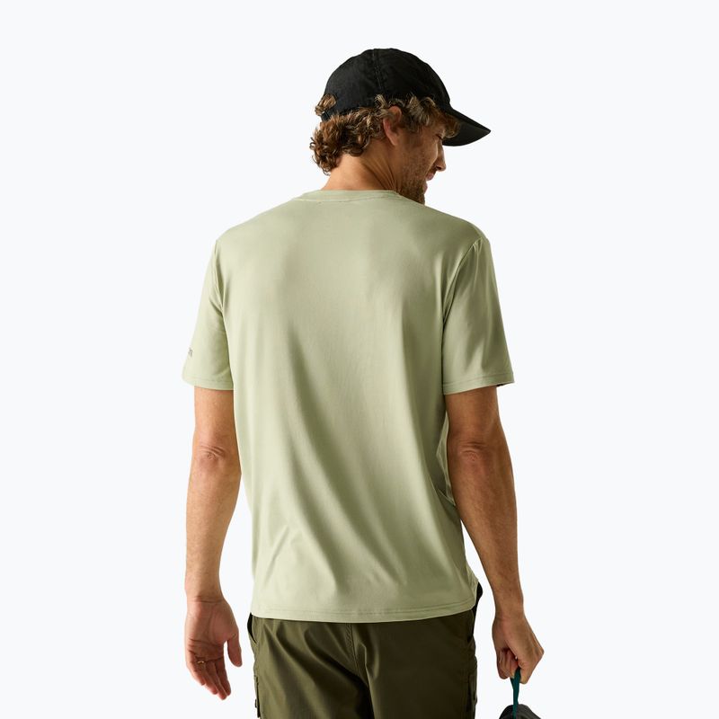 Tricou de trekking pentru bărbați REGATTA Fingal Stretch light sage 3