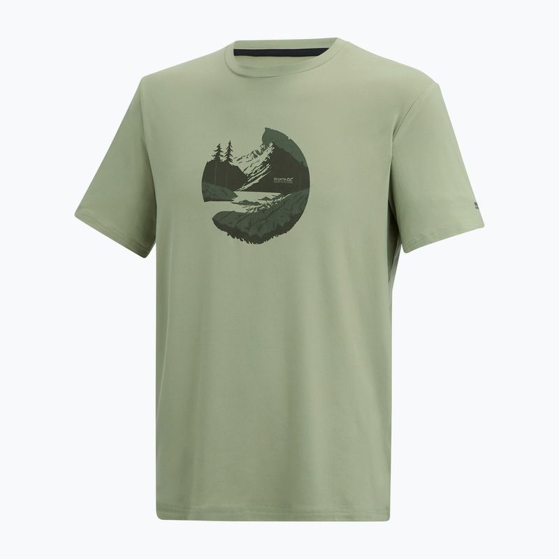 Tricou de trekking pentru bărbați REGATTA Fingal Stretch light sage 7
