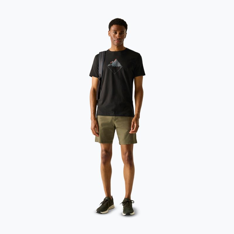Tricou de trekking pentru bărbați REGATTA Breezed black 2