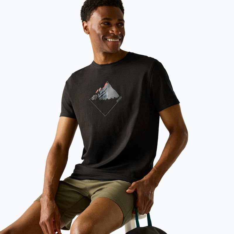 Tricou de trekking pentru bărbați REGATTA Breezed black 4