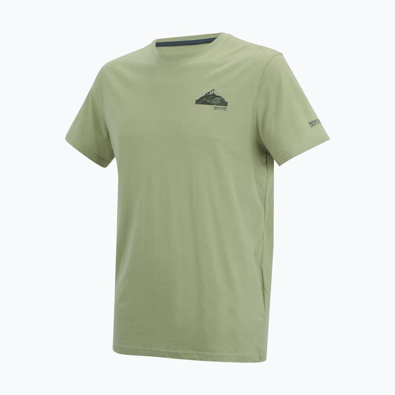 Tricou de trekking pentru bărbați REGATTA Breezed light sage 7