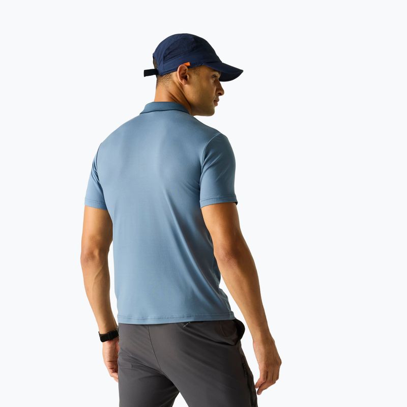 Tricou de trekking pentru bărbați REGATTA Polo Maverikstretch china blue 3