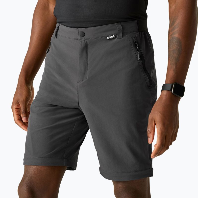 Pantaloni de trekking pentru bărbați REGATTA Anti Insect Travel Light ash 5