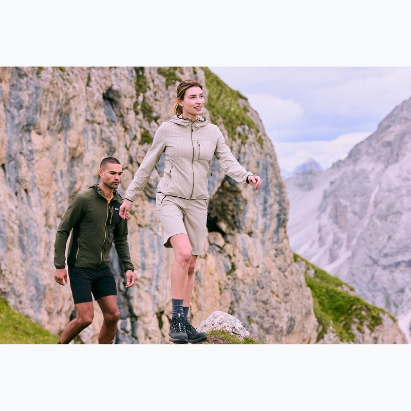 Bluză fleece pentru bărbați REGATTA Alven dark khaki/black 10