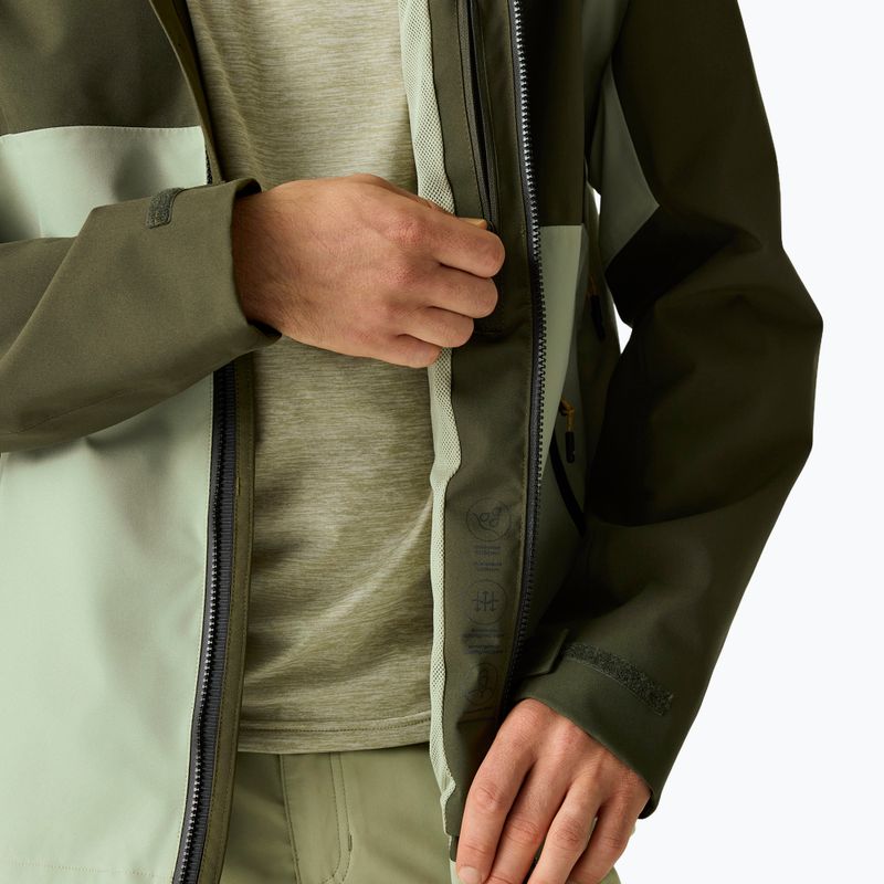 Geacă de ploaie pentru bărbați REGATTA Waterproof Shell Bosfield light sage/dark khaki 7