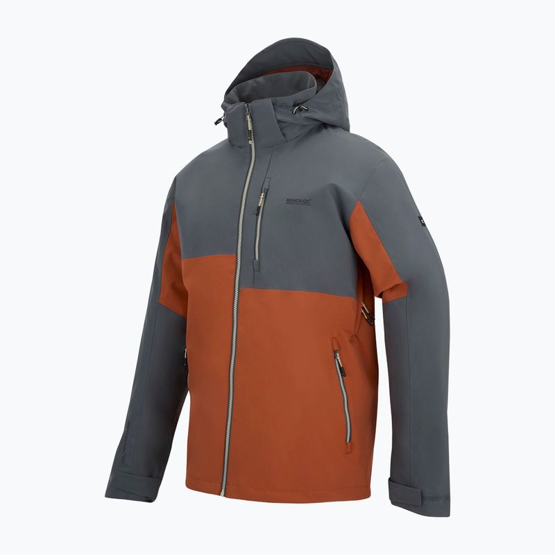 Geacă de ploaie pentru bărbați REGATTA Waterproof Shell Bosfield brick/dark storm 12
