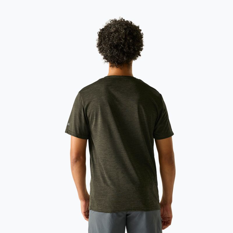 Tricou de trekking pentru bărbați REGATTA Fingal Edition dark khaki 3