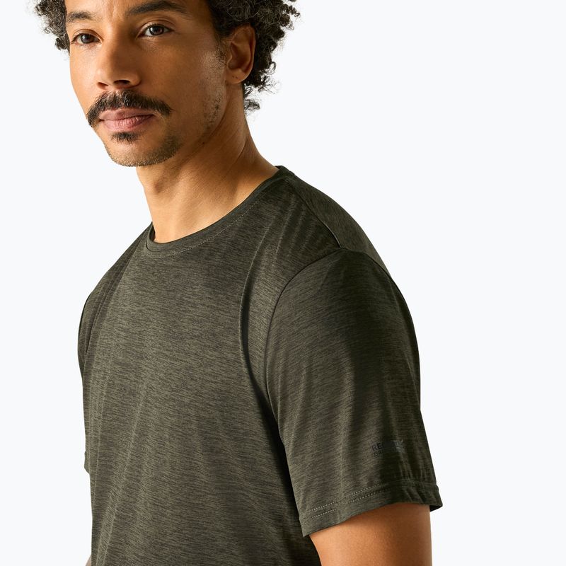 Tricou de trekking pentru bărbați REGATTA Fingal Edition dark khaki 4
