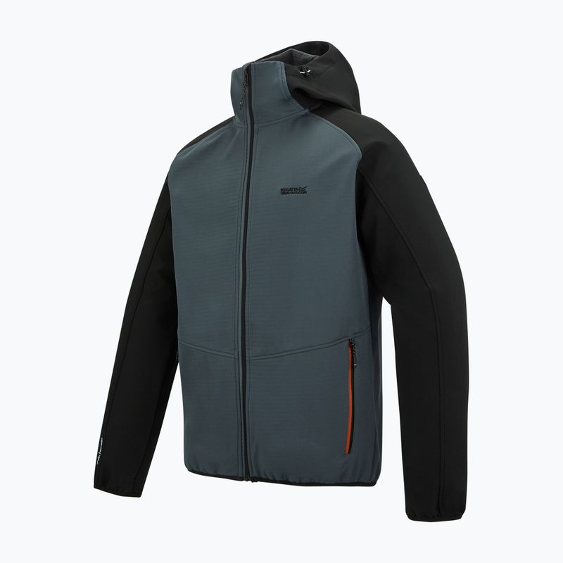 Geacă softshell pentru bărbați REGATTA Arec III dark storm/black 7