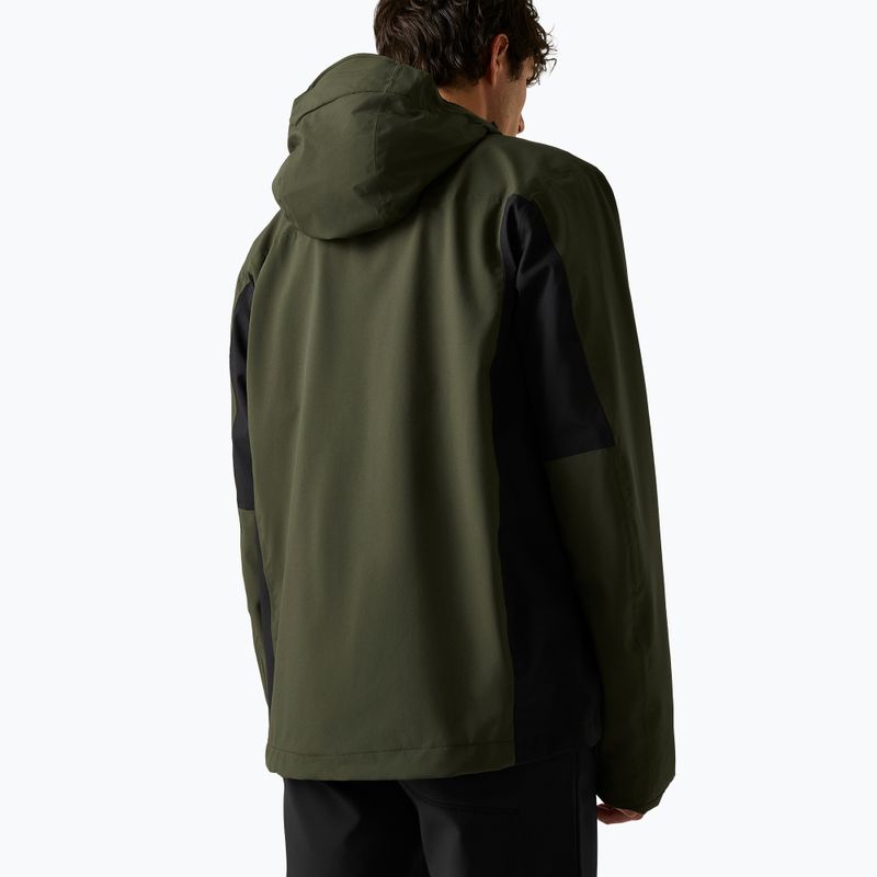 Geacă de ploaie pentru bărbați REGATTA Birchdale II dark khaki/black 4