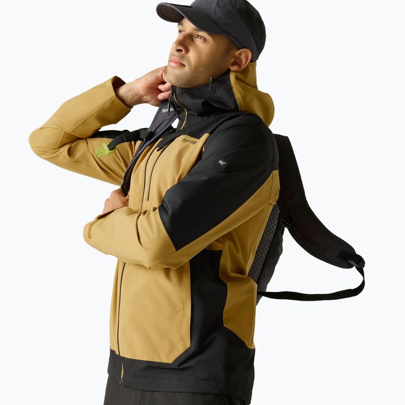 Geacă de ploaie pentru bărbați REGATTA Highton Stretch IV wood brown/black 5