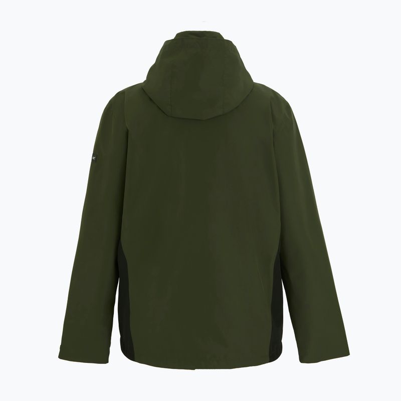 Geacă softshell pentru bărbați REGATTA Matt II dark khaki/black 9