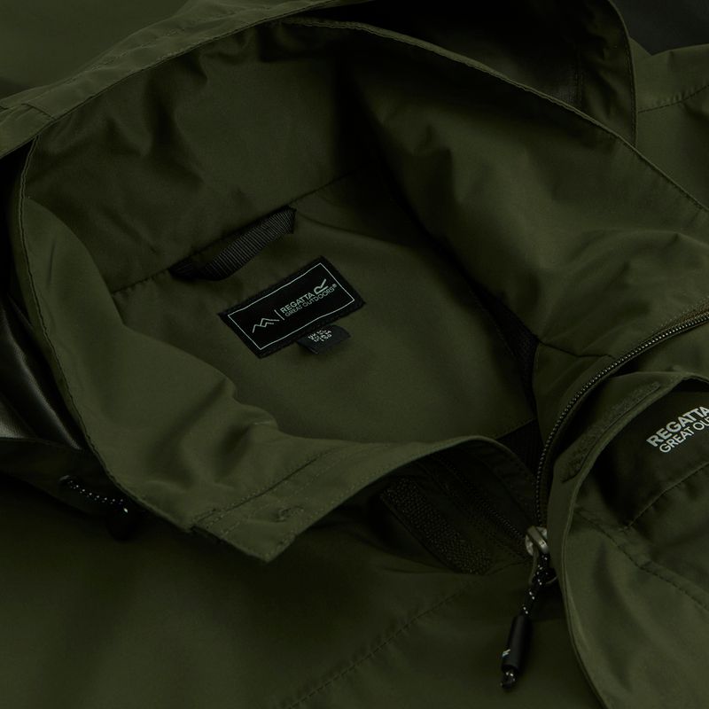 Geacă softshell pentru bărbați REGATTA Matt II dark khaki/black 11