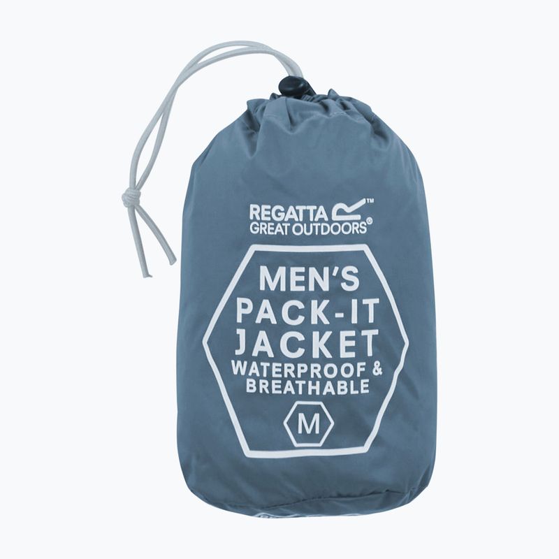 Geacă de ploaie pentru bărbați REGATTA Pack-It III china blue 10