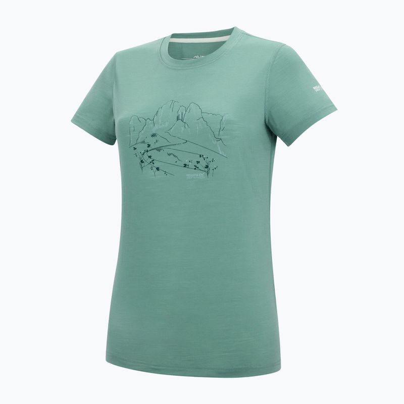 Tricou de trekking pentru femei REGATTA Escade ivy moss 7
