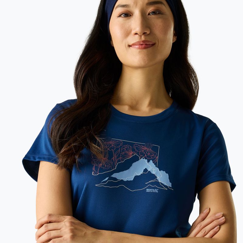 Tricou de trekking pentru femei REGATTA Fingal aviator blue 2