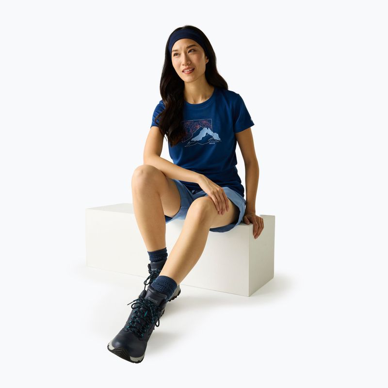 Tricou de trekking pentru femei REGATTA Fingal aviator blue 3