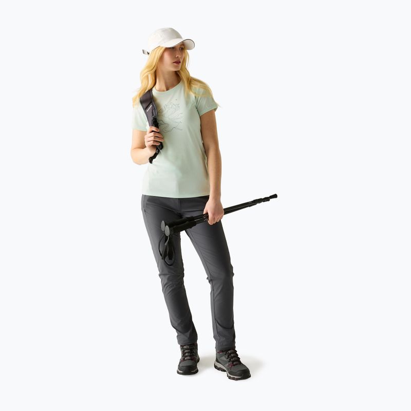 Tricou de trekking pentru femei REGATTA Fingal ocean mist 2