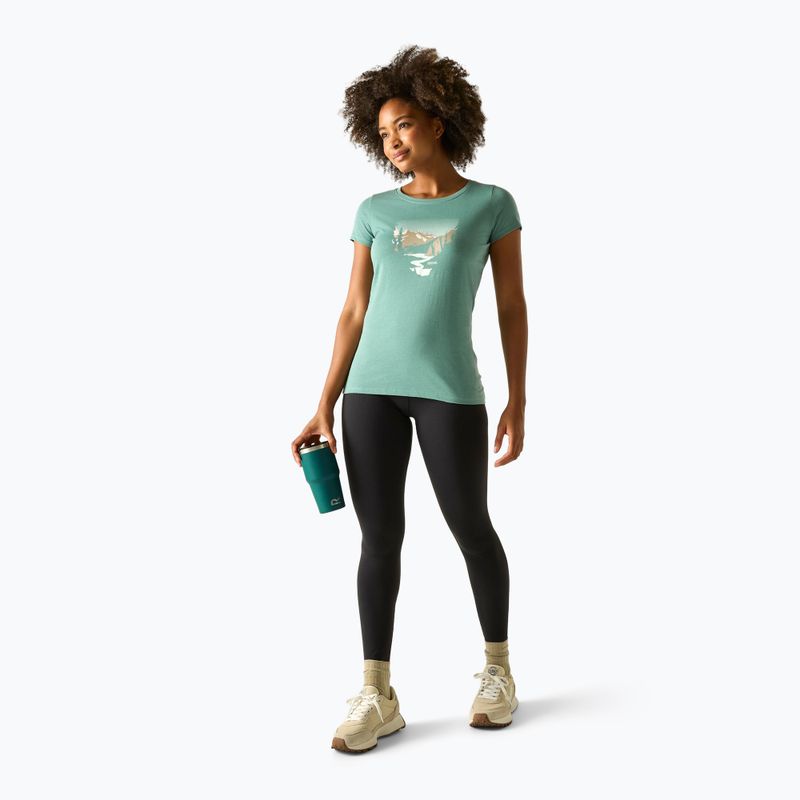 Tricou de trekking pentru femei REGATTA Breezed ivy moss 2