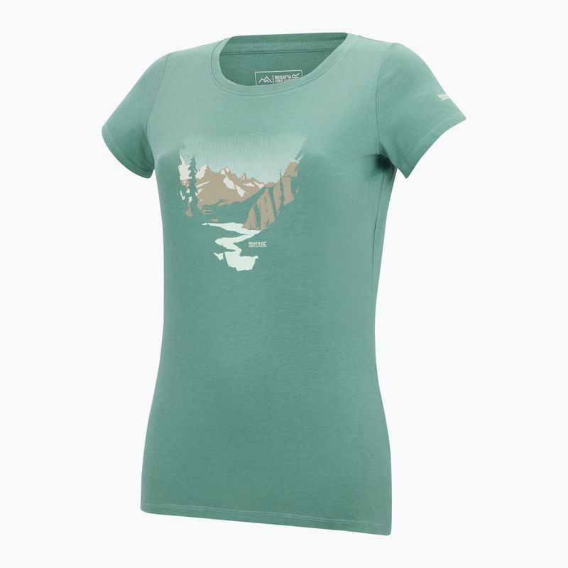 Tricou de trekking pentru femei REGATTA Breezed ivy moss 8