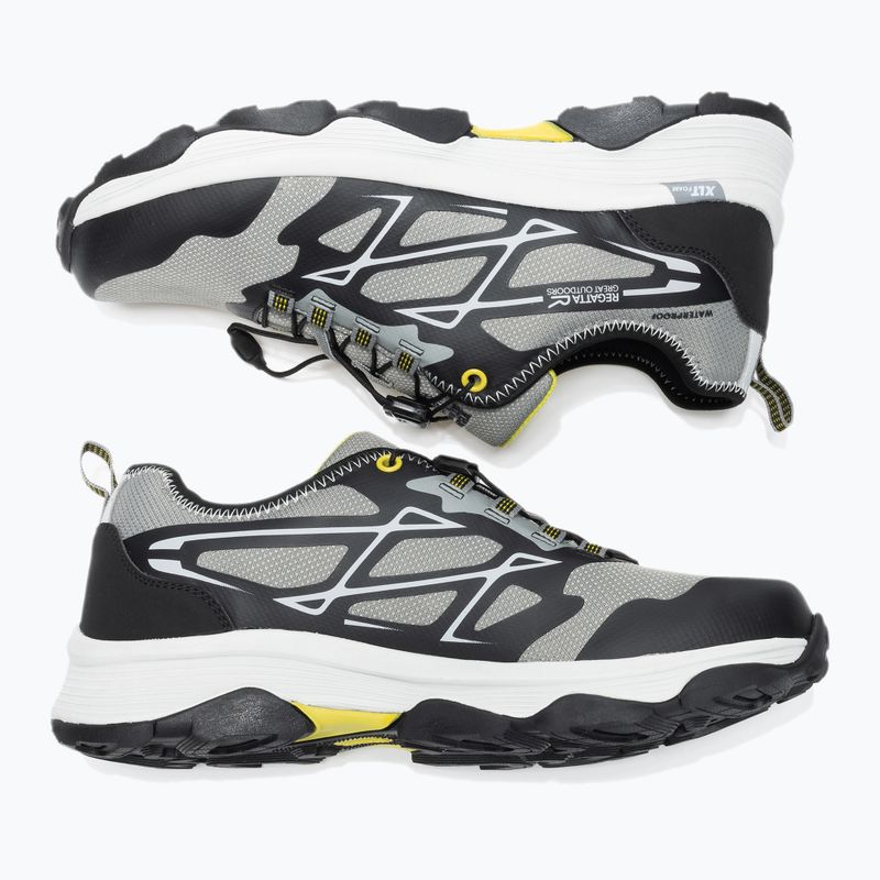 Încălțăminte de trekking pentru bărbați REGATTA Blaze II grey/black/dark tan 12