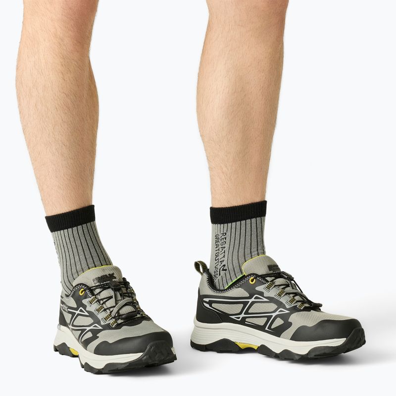 Încălțăminte de trekking pentru bărbați REGATTA Blaze II grey/black/dark tan 17