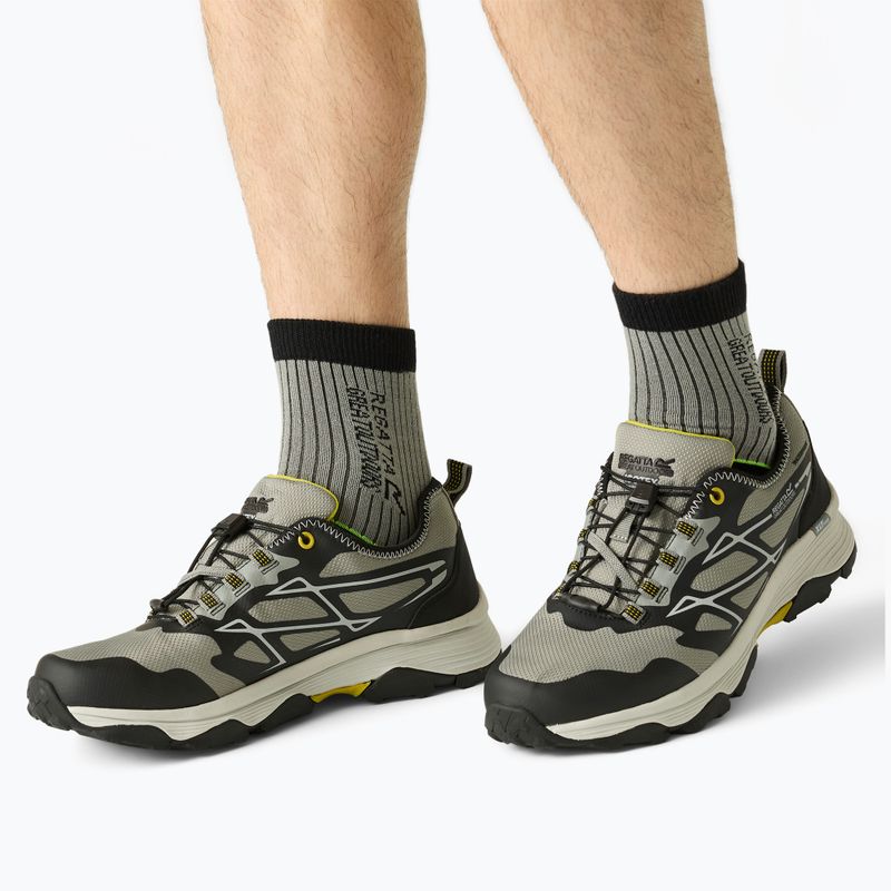 Încălțăminte de trekking pentru bărbați REGATTA Blaze II grey/black/dark tan 18