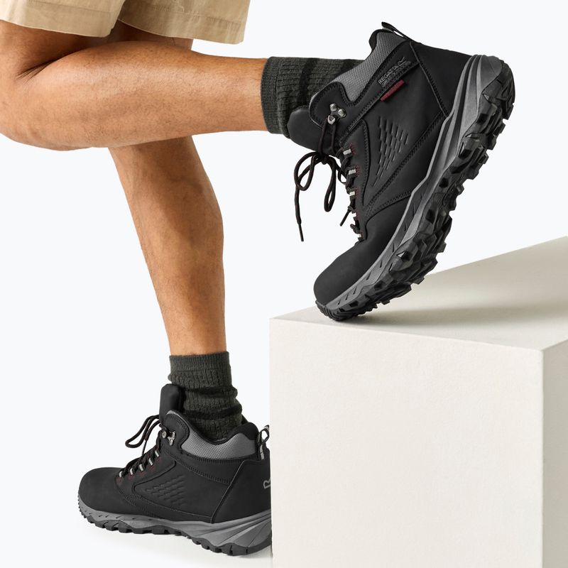 Încălțăminte de trekking pentru bărbați REGATTA Amble Boot Waterproof black/riored 7
