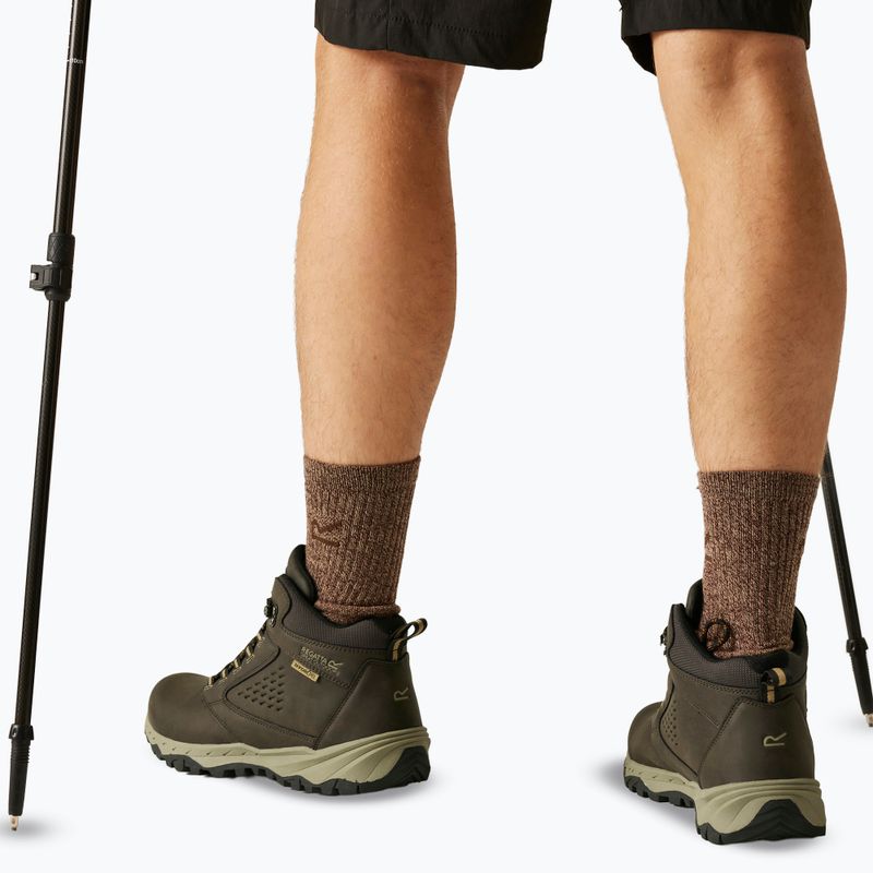 Încălțăminte de trekking pentru bărbați REGATTA Amble Boot Waterproof peat/tan 7