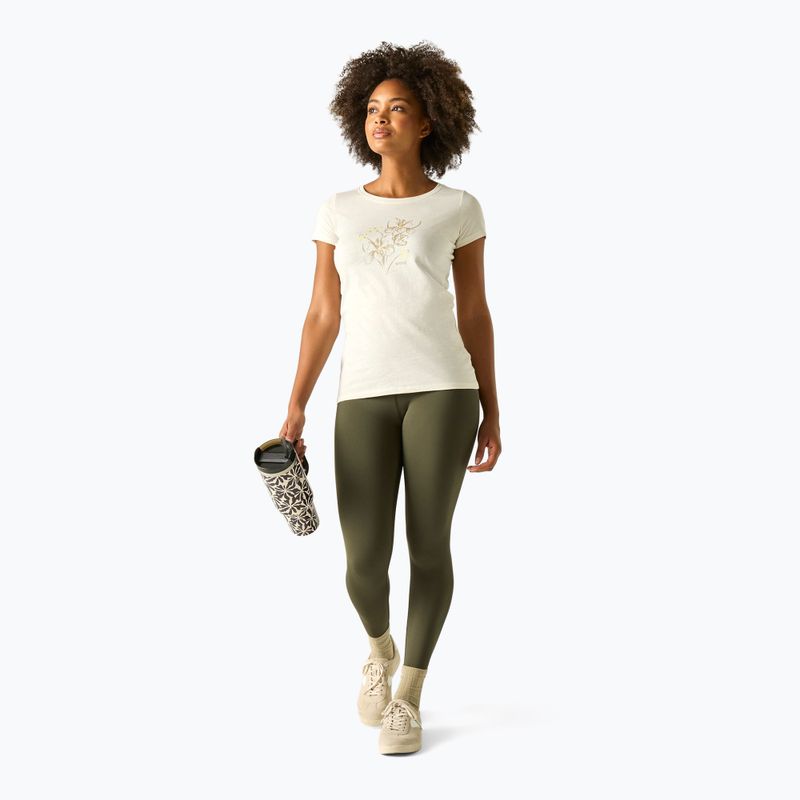 Tricou de trekking pentru femei REGATTA Breezed barley white 2